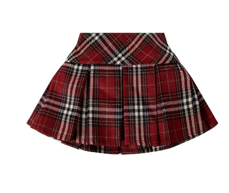 Детская плиссированная мини-юбка для девочки, осенняя вестерн-стилистика, размеры 90–150 см