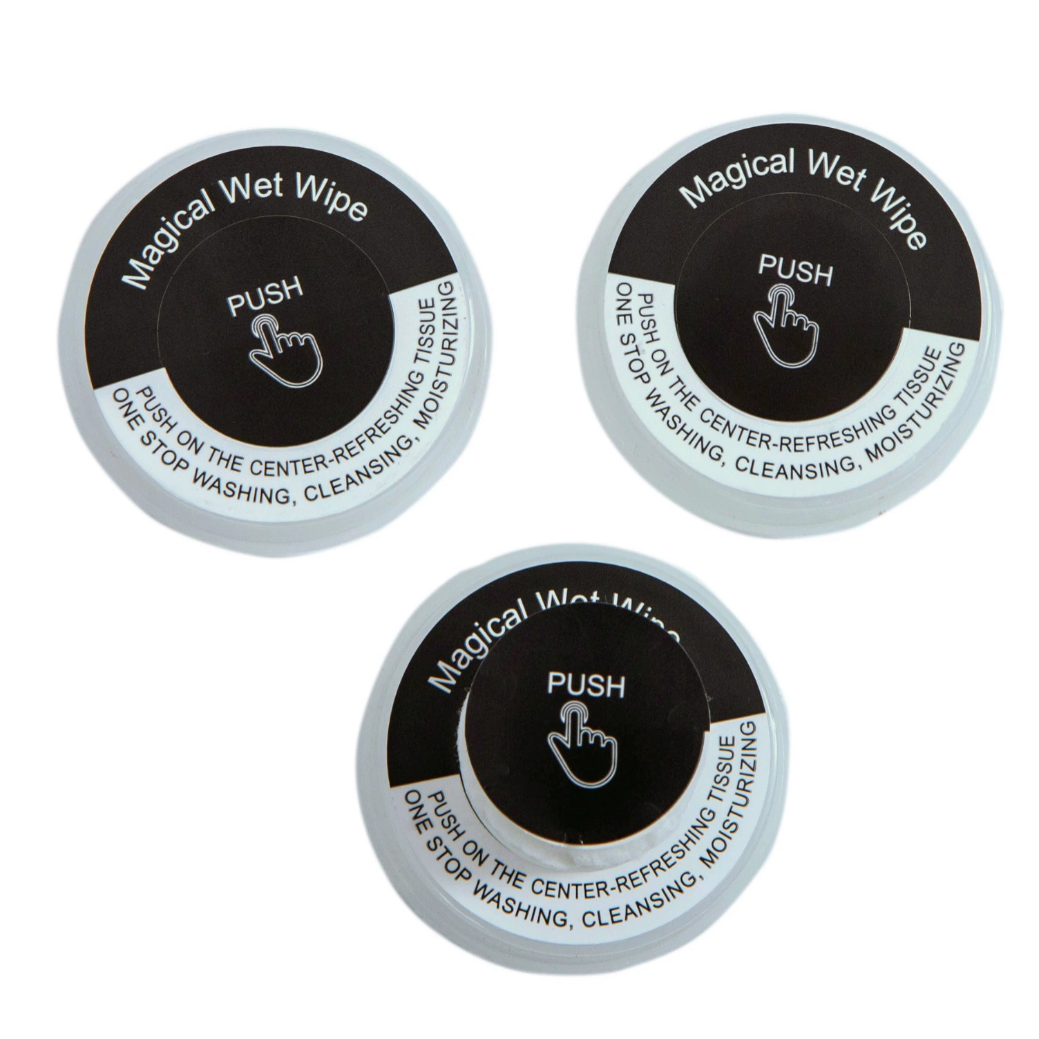 Популярные одноразовые дезинфицирующие влажные салфетки DY Bingfujing, салфетки прессового типа, разделение сухого и влажного, портативные влажные салфетки.