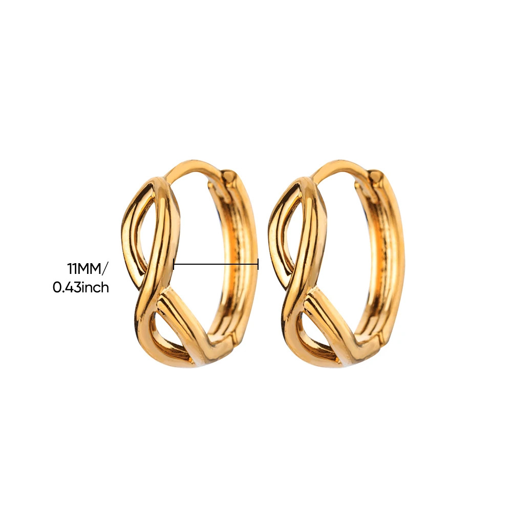 Men’s Titanium Hoop And Stud Earrings Set For Daily Wear_voghion.com