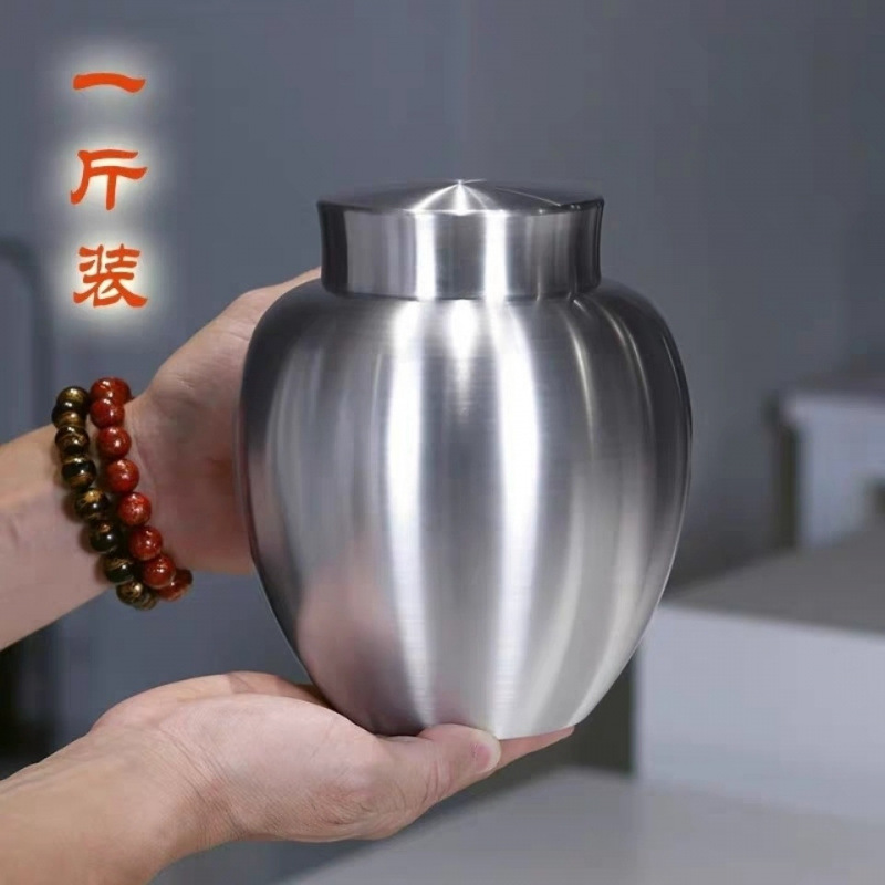 纯锡茶叶罐一斤装半斤装大号锡罐密封保鲜绿茶岩茶罐无铅器