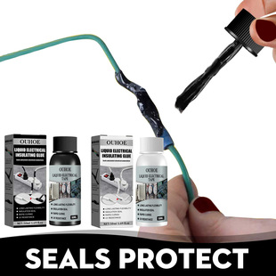 Ouhoe Liquid Insulating Glue High Temperature Resistant Sealant Good Insulation Weather Resistant Waterproof Organic Repair Sealant