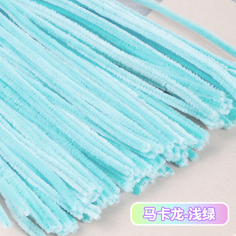 暗号化ねじり棒マカロン系diy花束材料バッグカラー毛根幼稚園児童手作り|undefined