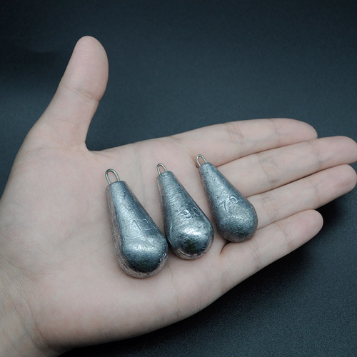 Feiyuan Lure Droplet Weight with Ring Lead Sinkers 3g-120g Full Weight Fishing Accessories
