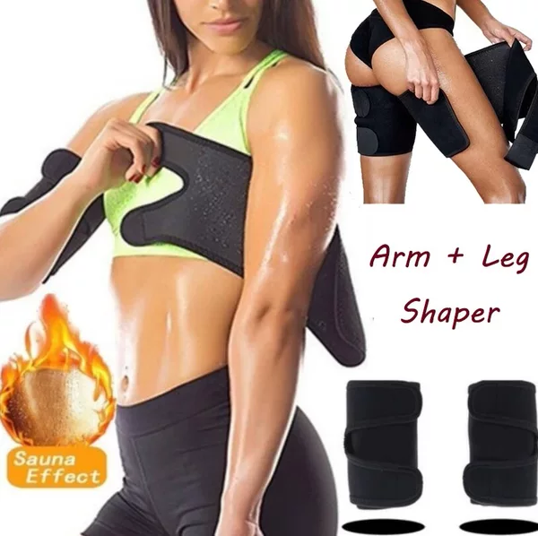 Men's and Women's Sports Sweating Arm Set Fitness Sports Slim Butterfly Arm Sauna Bodyband Sweating Arm Belt Protector