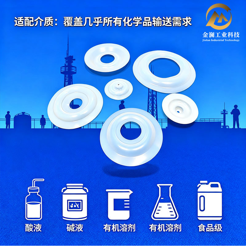 环保分析仪器氟塑料膜片 耐腐蚀防污染 计量泵/采样器用PTFE膜片