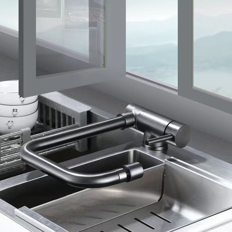 kitchen tap304 stainless steel kitchen faucet, rotatable faucet for household sink with window undefined
