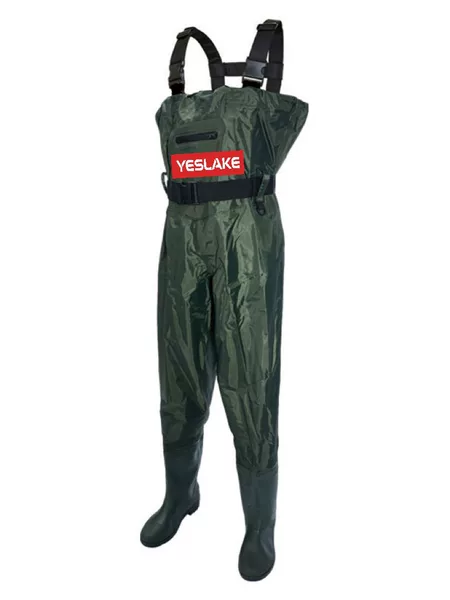 Wading Pants, One-Piece Fishing Suit, Waterproof for Sea Fishing, Wading, Hiking, Rice Field Farming, Orchard Irrigation, One-Piece Suit