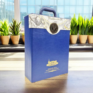 Manufacturer Wholesale Double Universal Red Wine Box High-End Red Wine Packaging Leather Box Two Bottles of Wine Packaging Gift Box Credit