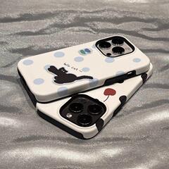 菲林殻二合一リンゴ15Promax/14/13携帯ケースiPhone12/11潮金ins風防打
