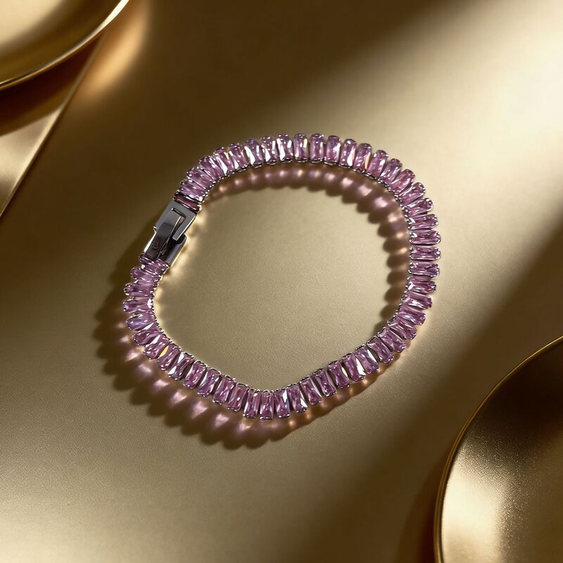 Cross-Border Quality Craftsmanship Rectangular Zircon Bracelet European and American Fashion Light Luxury Style Bracelet for Women Special Offer Cross-Border Quality Craftsmanship Rectangular Zircon Bracelet European and American Fashion Light Luxury Style Bracelet for Women Special Offer