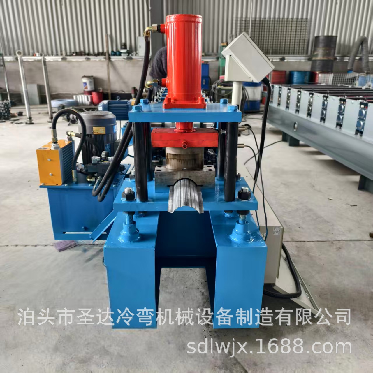 全自动篱笆机 彩钢栅栏机器 铁皮围栏成型机 围栏冷弯成型压瓦机