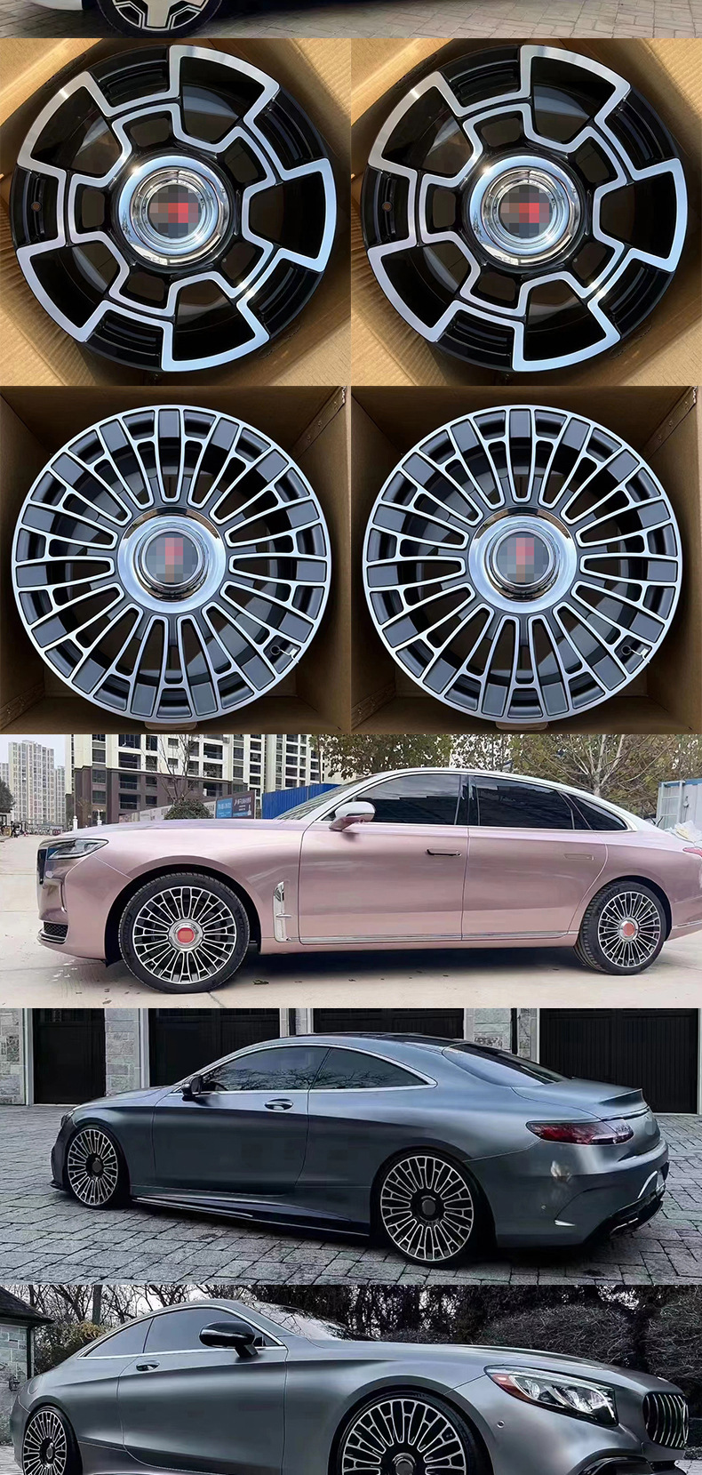Suitable for Hongqi H9 Wheels 18inch 19inch Hongqi H9h7h5 HQ9 HS5 HS7 Suspended Pancakes Modified Wheels