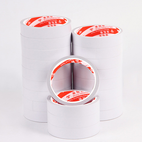 Double-sided tape white high viscosity transparent student handmade office stationery industrial decoration double-sided tape