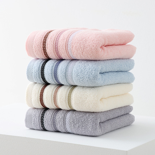 Cotton towels 14 thick adult household face wash gift towel return gift towel wholesale labor protection towel