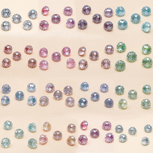 6/8mm����������̻����ʯ���ɫ˫ɫdiy����С���鶶����̼��