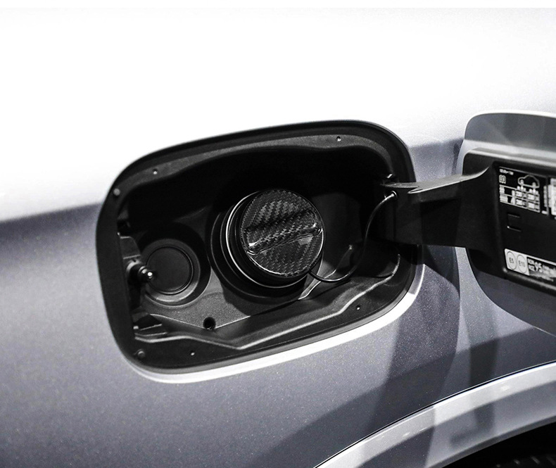 Cross-Border Suitable for Mercedes-Benz G-Class Amg Car Interior Fuel Tank Knob Cover Real Dry Carbon Carbon Fiber Decorative Sticker