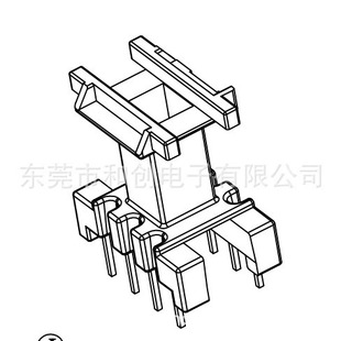 EE16 transformer skeleton EE16 high frequency skeleton vertical 4 4 pin