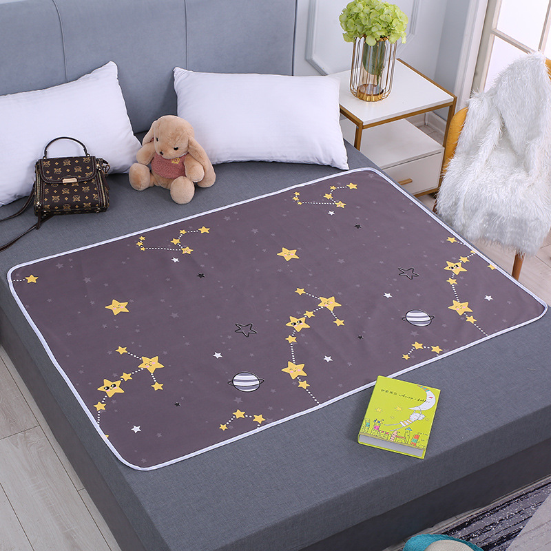 Cojín menstrual impermeable lavable Tía grande estera para estudiantes a prueba de fugas período menstrual pequeño colchón