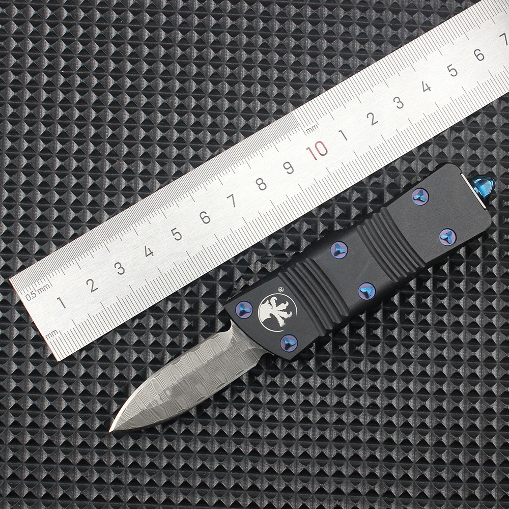Cross-border hot-selling micro-technology Troodon Damascus steel…