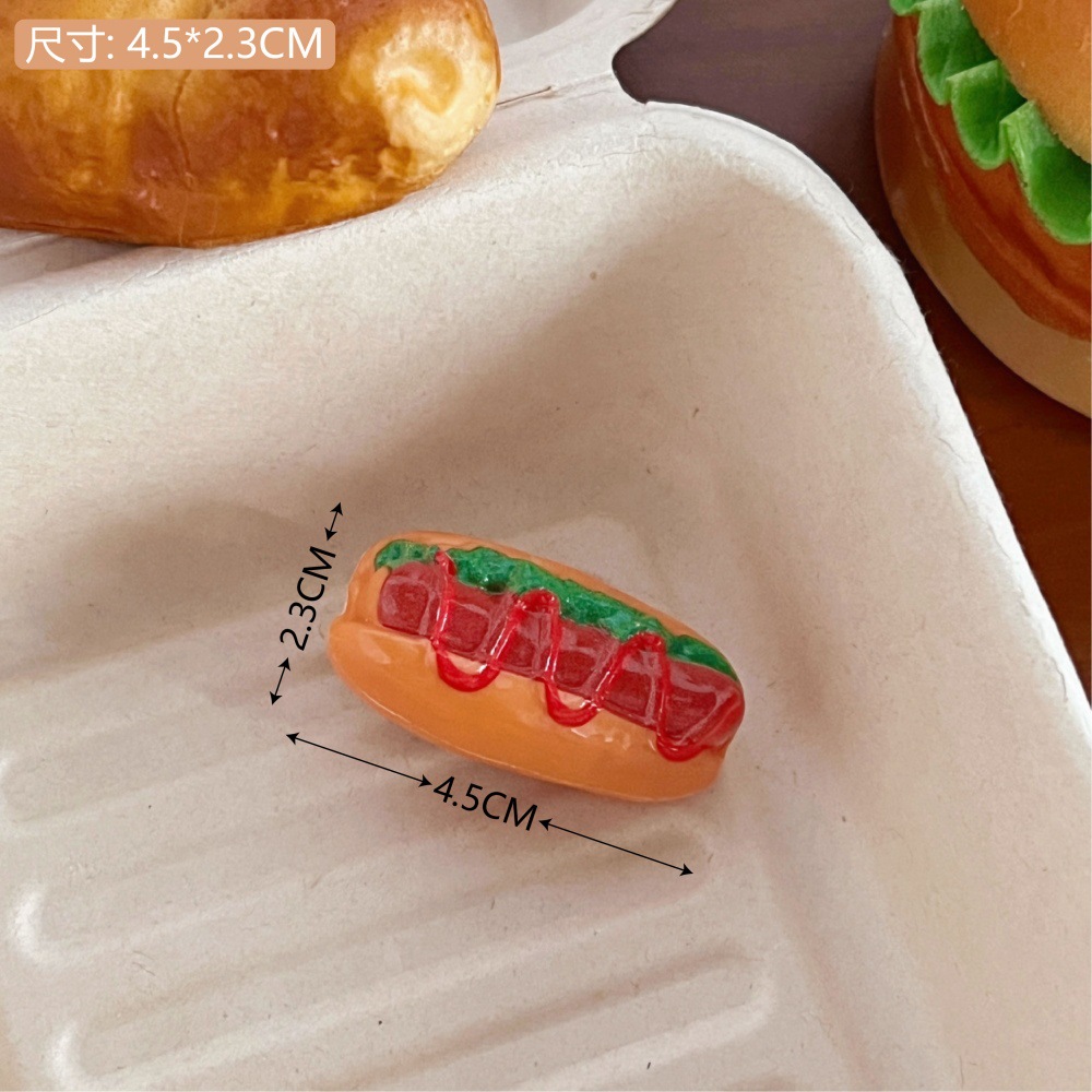 Creativa extraña comida infantil juegan pinzas de cabello comida simulación juegos de cabello de chicas interesantes pinzas de cabello al por mayor