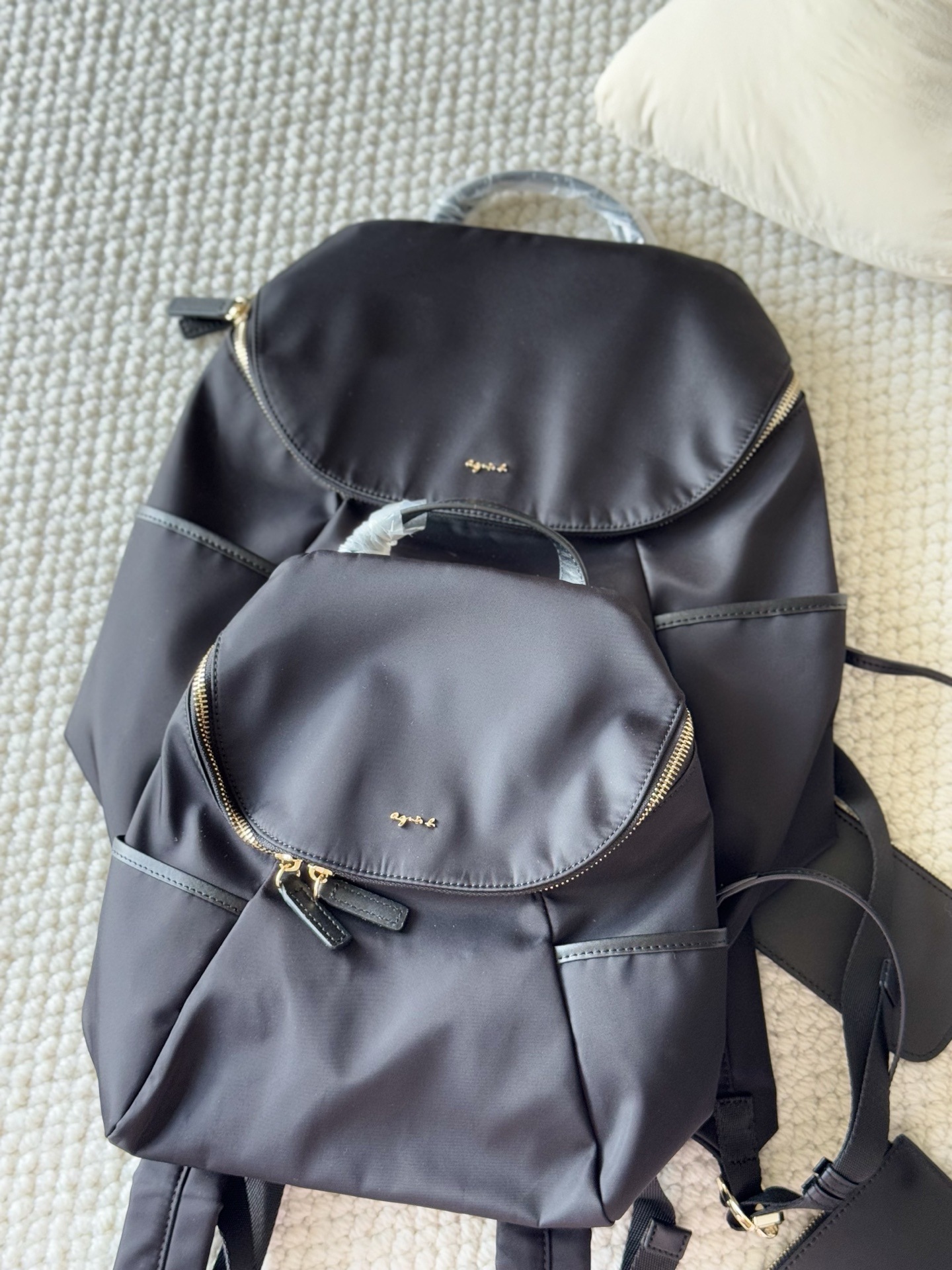Capacious nylon backpack