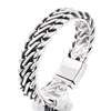 Woven bracelet stainless steel, European style