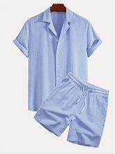 D 36394 Men's Casual Beachwear Set ����ɳ̲װ �羳ŷ��