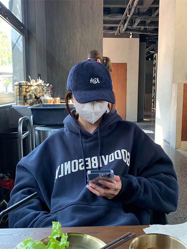 卫衣女秋美式复古ins慵懒港风chic加绒oversize小个子上衣|undefined