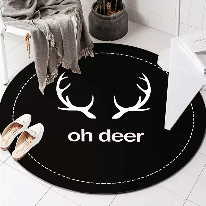 水晶绒地垫吸水防滑客厅茶几沙发脚垫子家用耐脏易打理卧室床边毯