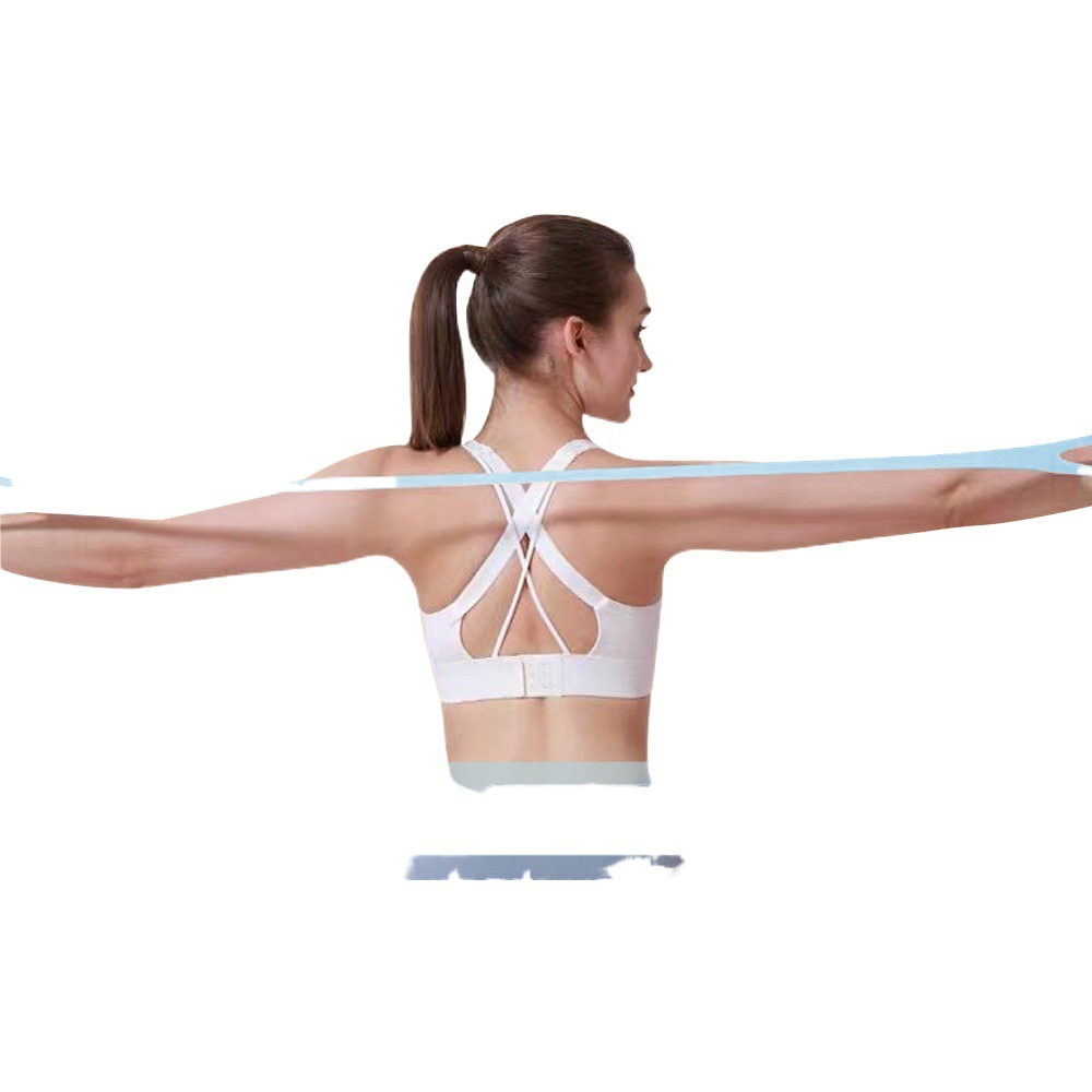 8-word tension device eight-word silicone yoga auxiliary home elastic band fitness equipment female open shoulder beauty back elastic band