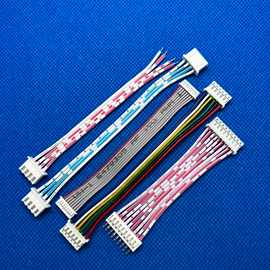 2468排线加工2.0/2.54端子线 电子线彩排线 pcb按键板线束