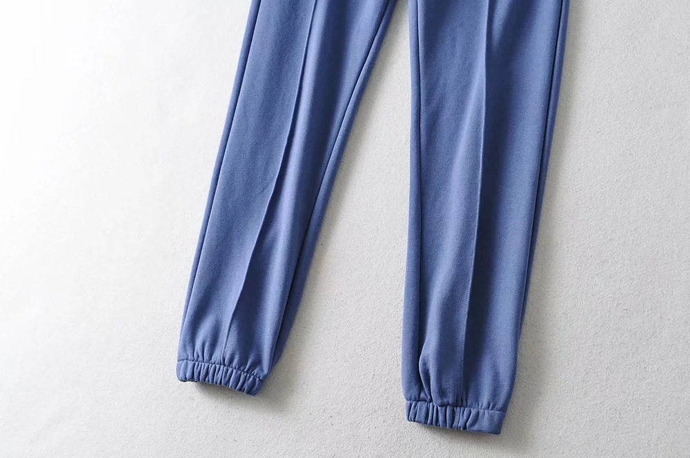 elastic waist pleated sweatpants  NSHS46870