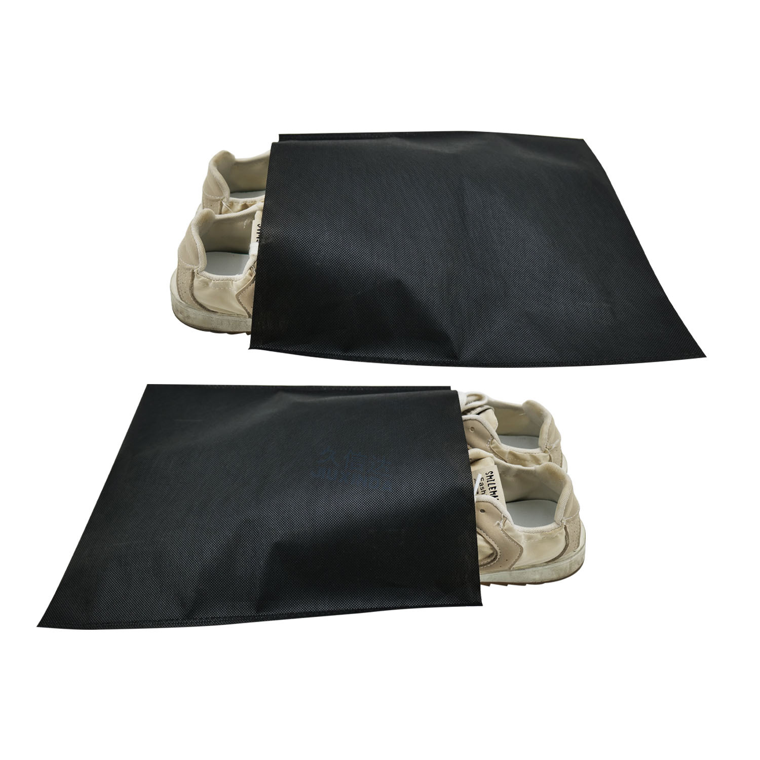RPET environmentally friendly black non-woven bag recyclable GRS…