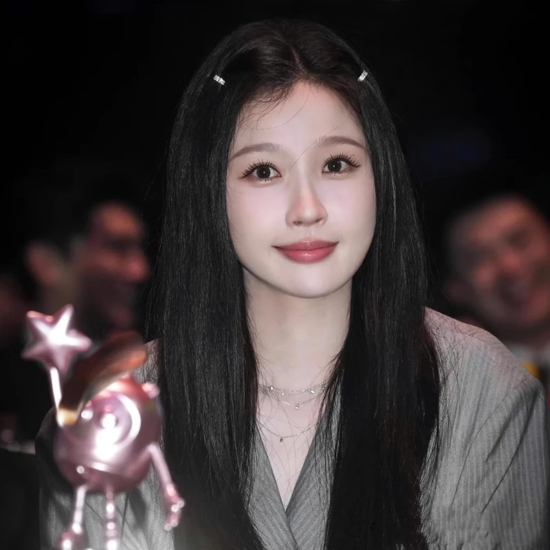 Yu Shuxin con perno de cabello metal plateado redondo, cabello de alta calidad, clips de borde, clips laterales pequeños, toque de cabeza