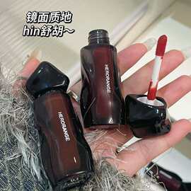 HERORANGE690原色冰萃清透唇釉水光镜面玻璃果冻唇韩系嫩妹显白