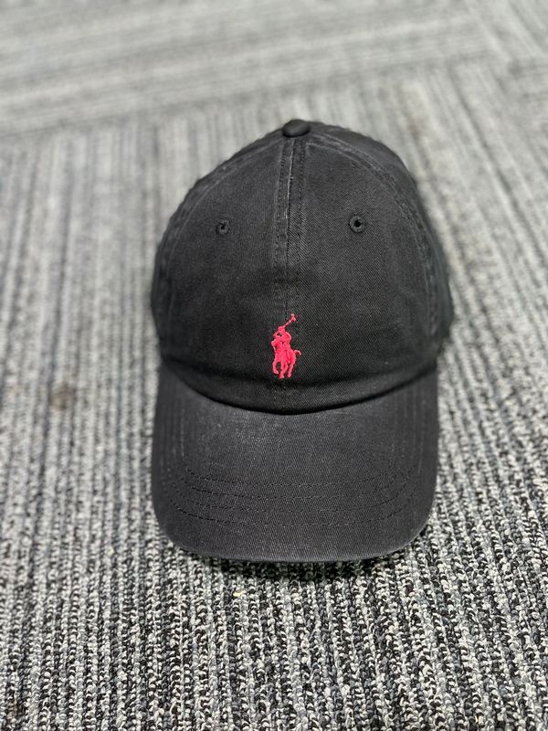 QRコードで購入可能 RL ラフハット 男女兼用 ベースボールキャップ 馬の刺繍入り グレー 大きなつば ソフトトップ ポロキャップ|undefined