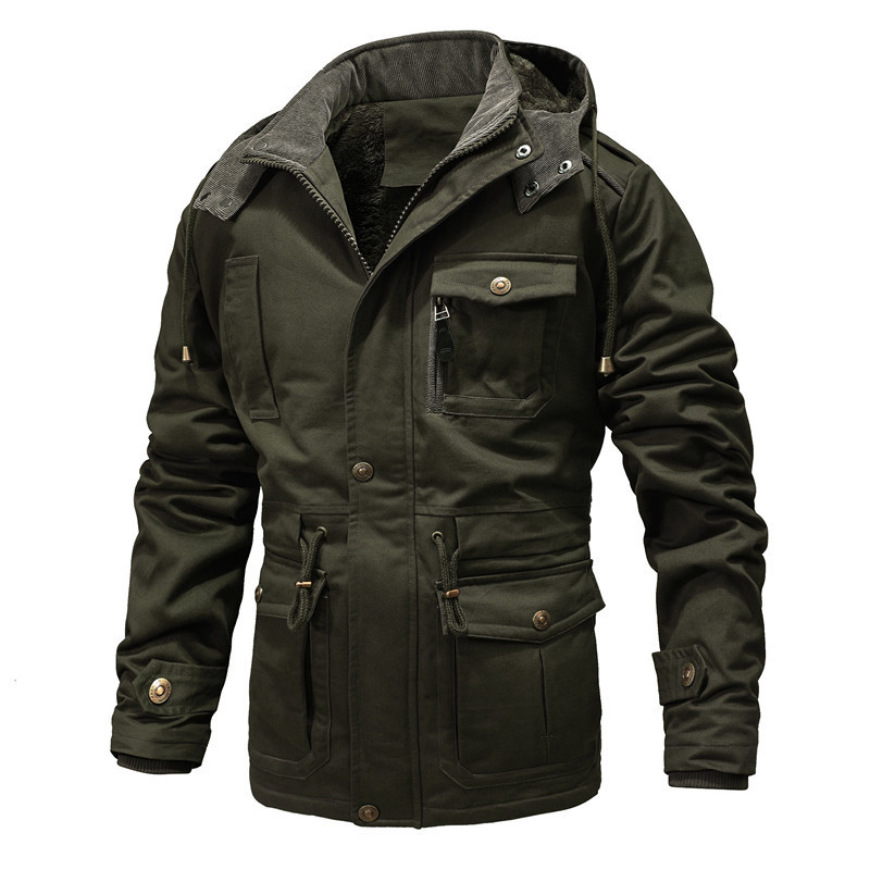 Amazon Aliexpress Men's Washed Cotton Fleece-Lined Coat New Foreign Trade Plus Size European and American Style Men's Jacket Amazon Aliexpress Men's Washed Cotton Fleece-Lined Coat New Foreign Trade Plus Size European and American Style Men's Jacket