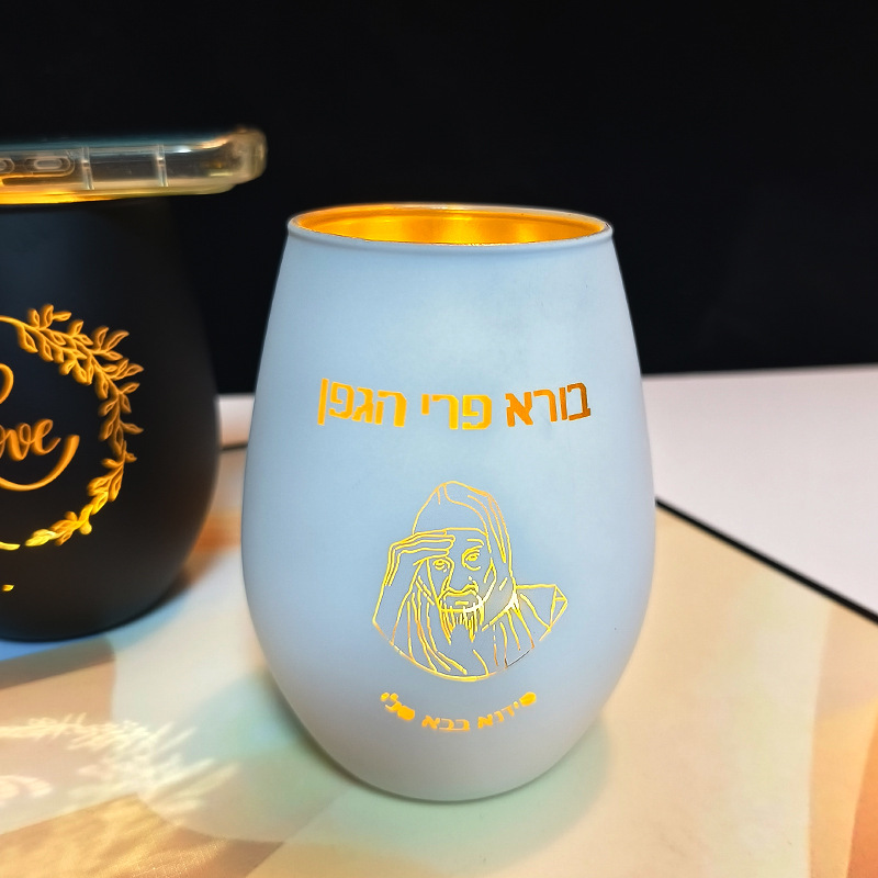 Vela creativa taza transparente Europea candelabro decoración vela botella de cristal boda restaurante vela titular aromaterapia vela moda