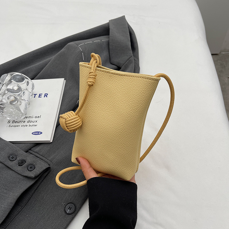 Bolso de mujer, estilo nicho, mini bolso, nuevo estilo, bolso sencillo e informal para teléfono móvil, moda coreana, bolso cruzado versátil