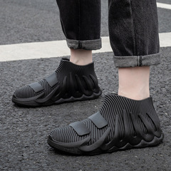 Men's Fashion Short-Cheel Rain Boots, New Lightweight and Durable Rubber Shoes, Kitchen Anti-Slip Low-Top Waterproof Boots, Cross-Border Shipping