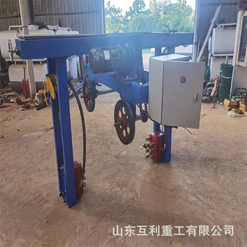 梁厂用侧立面7头空心板凿毛机现货供应盖板梁悬架式打毛机