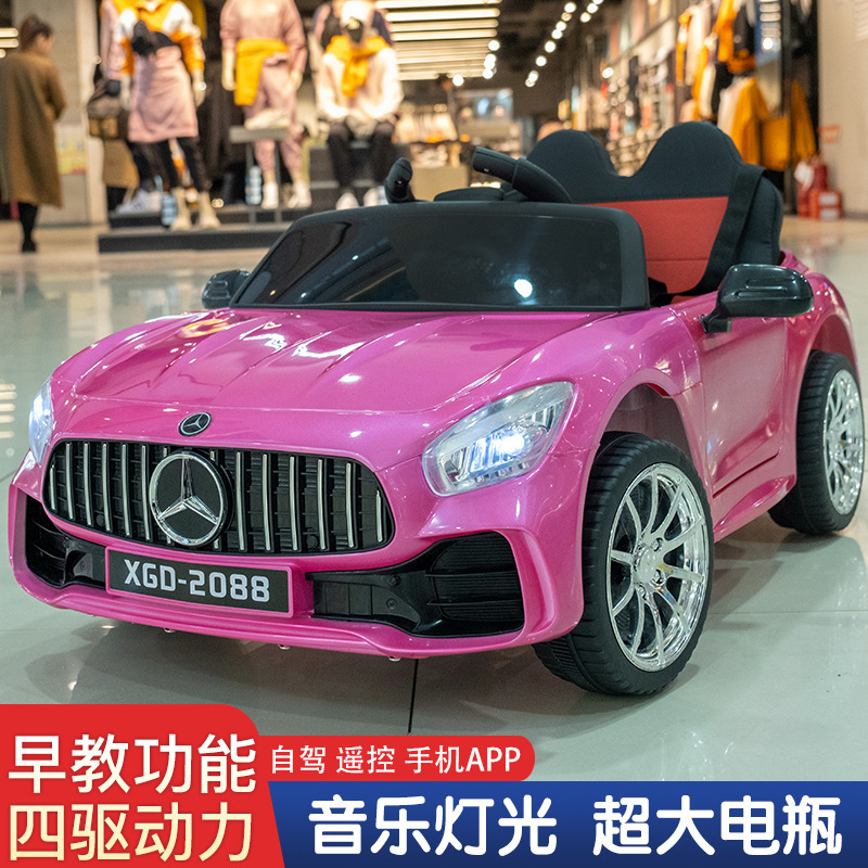 coche eléctrico de cuatro ruedas todoterreno para niños juguetes para bebés coche de batería para personas con control remoto coche de oscilación