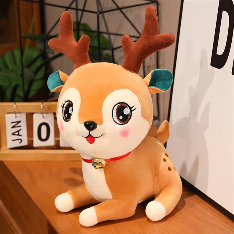 Activity Dolls Santa Elk Christmas Dolls Gifts Dolls Plush Toys_voghion.com