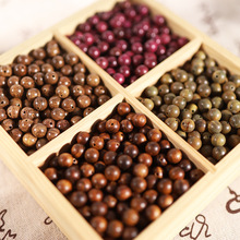 8mm新中式檀木珠子金丝檀阿根廷绿檀黑檀黑花梨木珠diy手串门帘