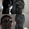 Chinese hairpin, modern advanced hair accessory, Chinese style, flowered, simple and elegant design, high-quality style, wholesale