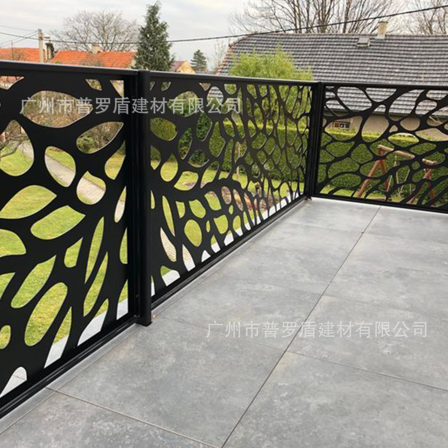 cnc激光切割护栏镀锌板 别墅围墙围挡隔断阳台围栏 铁艺艺术护栏