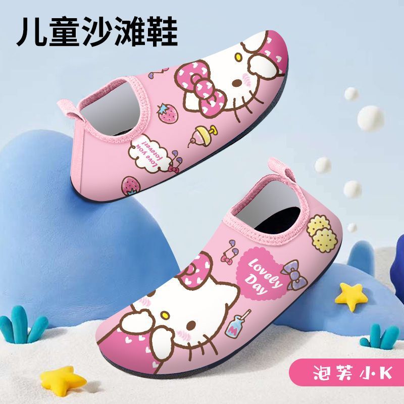 夏の良いもの、子供用ビーチシューズ、男性と女性の滑り止めと切断防止のリバートレースシューズ、水泳、屋外ウォーターパーク、ウェーディング|undefined