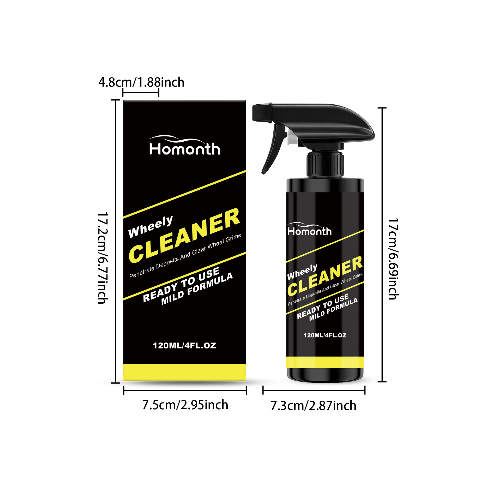 HOMONTH wheel hub cleaner: for wheel hub surface maintenance, polishing, rust removal, stain removal, and to restore shine and luster to the paint