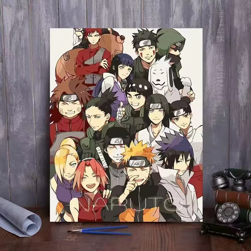 Caqui pintura simple pintura decorativa pintura china todo va bien bricolaje pintura al óleo digital pintado a mano pintura al óleo de relleno estilo chino