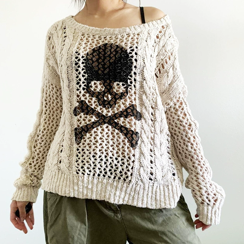Демисезонный knitted свитер с круглым вырезом, Amazon